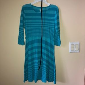 Blue Striped Dress